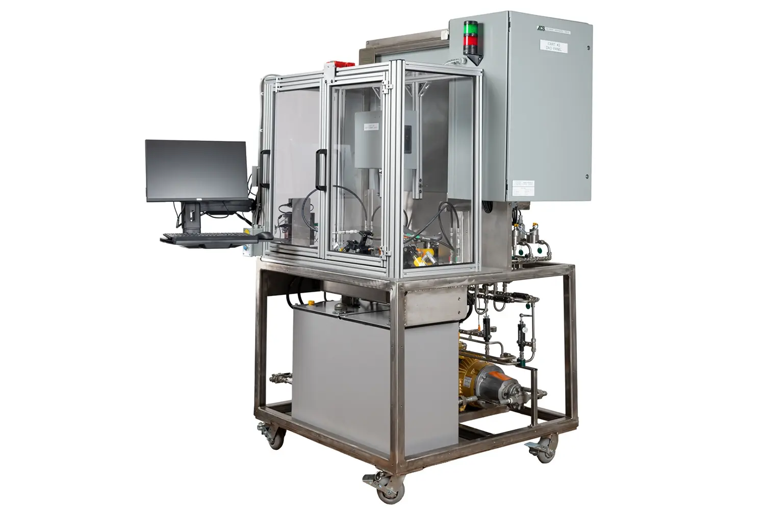 Versatile Hydraulic Pump Test Stand for R&D and Production