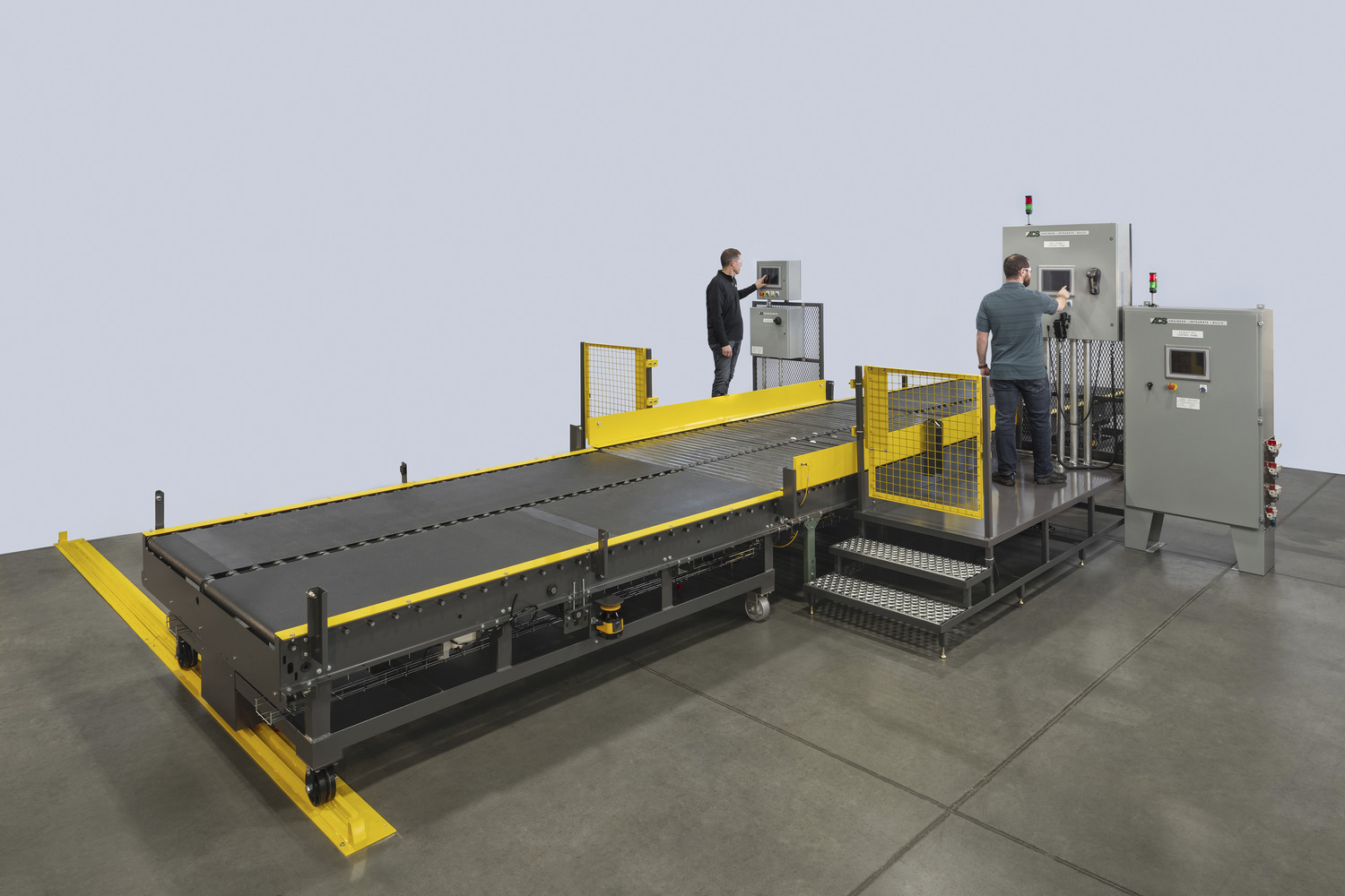 End of Line Automation Lawn Mower Test Stand