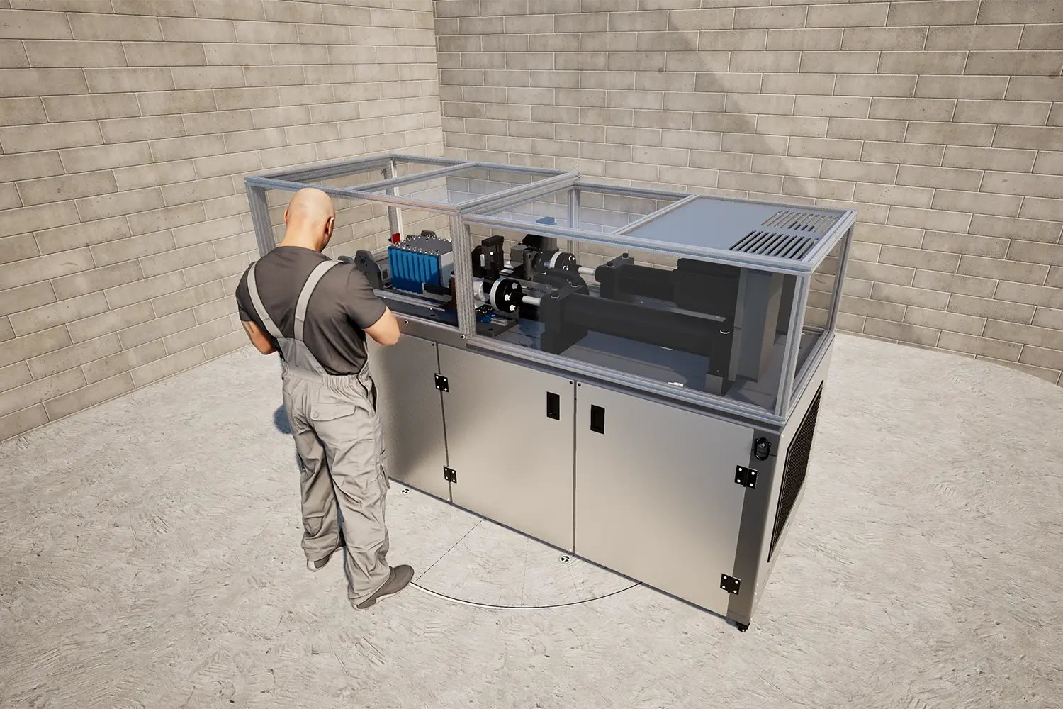 Electric Linear Actuator Test Platform Modernized for Dual-Axis Testing