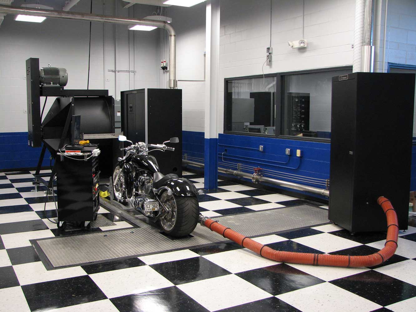Motorcycle Dyno Test Powertrain Development Test Cell